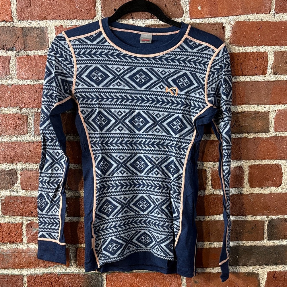 Kari Traa Blue Base-layer Set